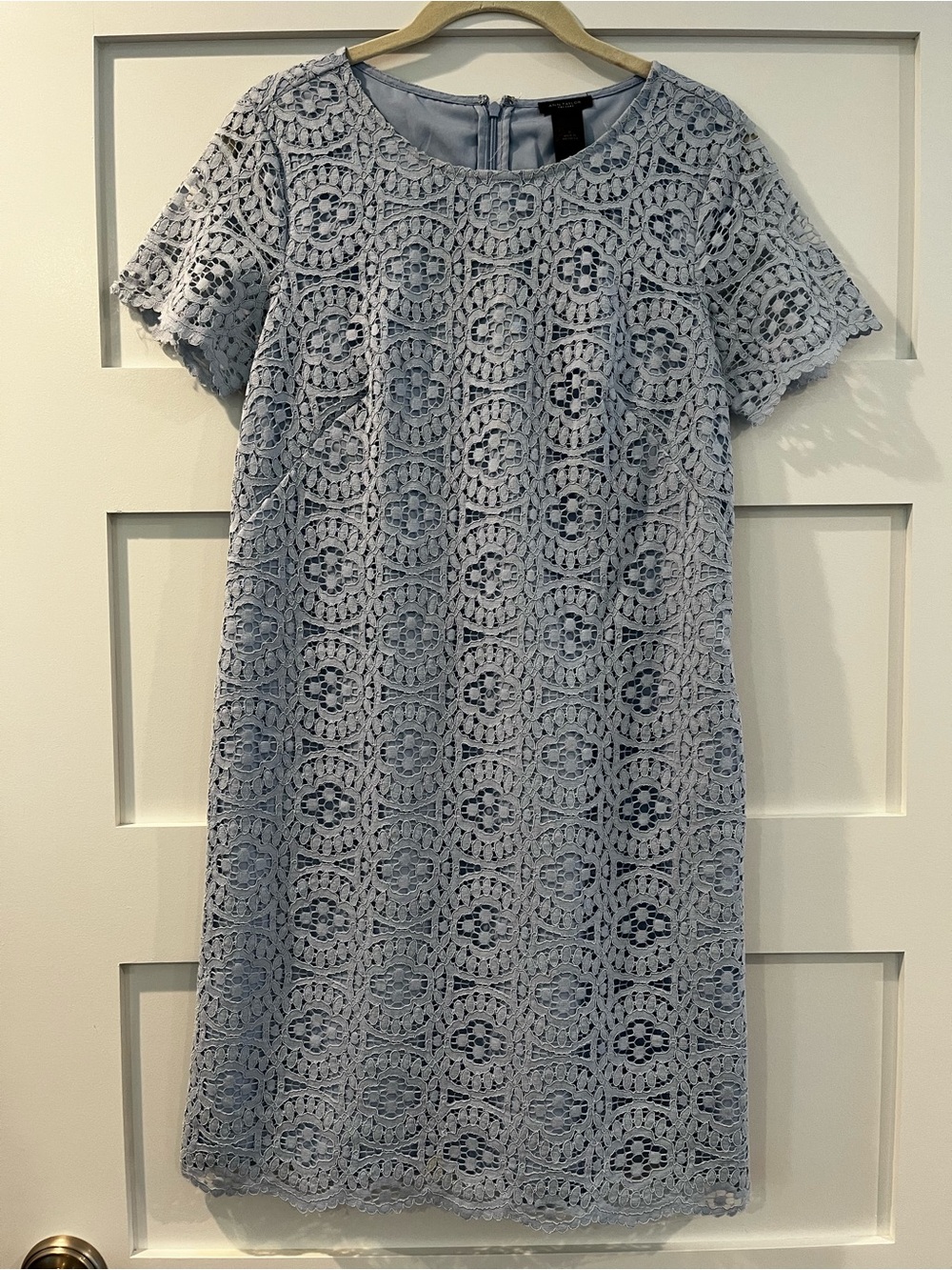 Ann Taylor Factory Periwinkle Lace Dress- Size 0